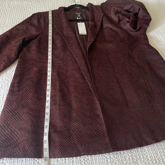 Eileen Fisher Burgundy Blazer NWT - Picture 15 of 15